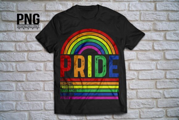 Celebrate Identity with Rainbow Graphic Pride LGBTQ Digital PNG