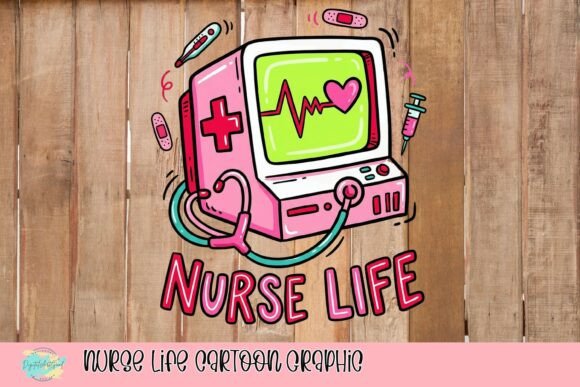 Celebrate Nursing with the Nurse Life Cartoon Graphic