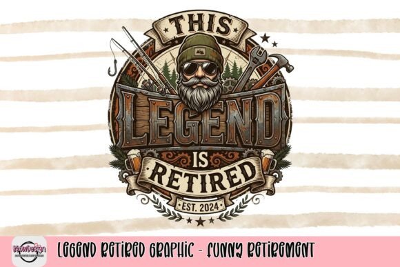 Celebrate the Next Chapter with Legend Retired Graphic