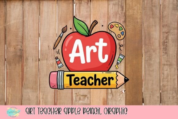 Creative Branding with the Art Teacher Apple Pencil Graphic
