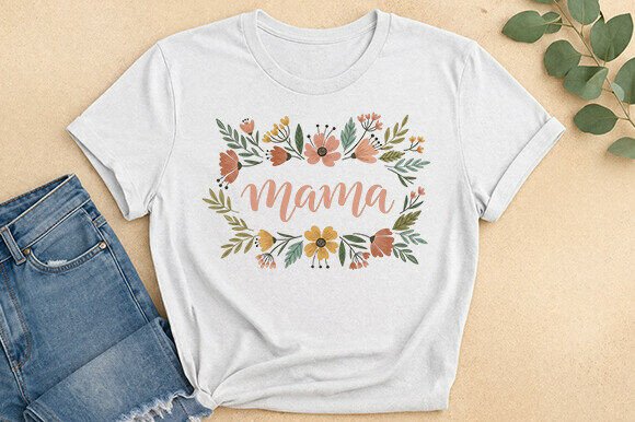 Floral Mama Rustic Graphic Tee: A Designer's Guide