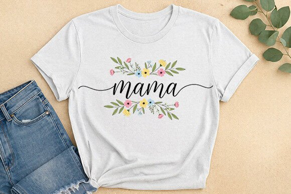 Floral Mama Script Graphic T-Shirt: A Designer's Guide