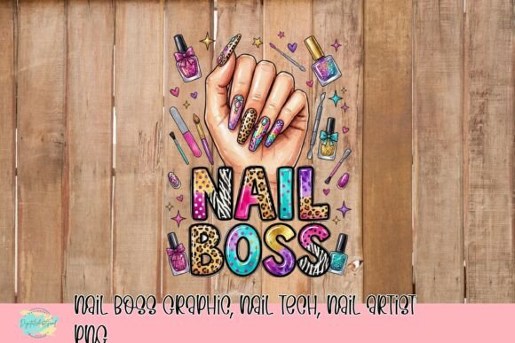 Nail Boss Graphic: Elevate Your Nail Tech Brand