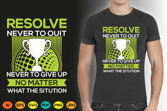 Resolve Neve: A Clean, Modern Golf T-Shirt Design Font