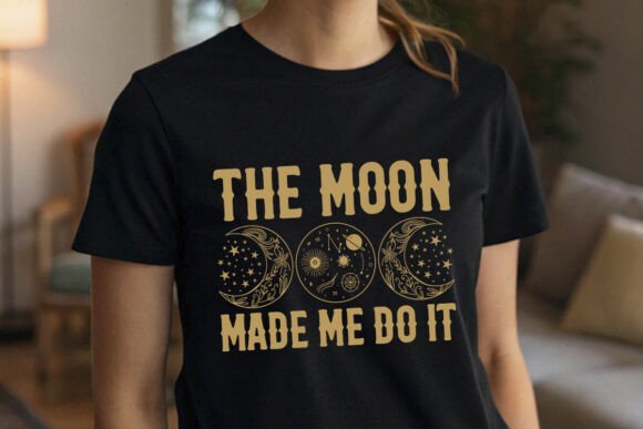Unlock Mystical Branding with Celestial Moon and Sun Graphic SVG